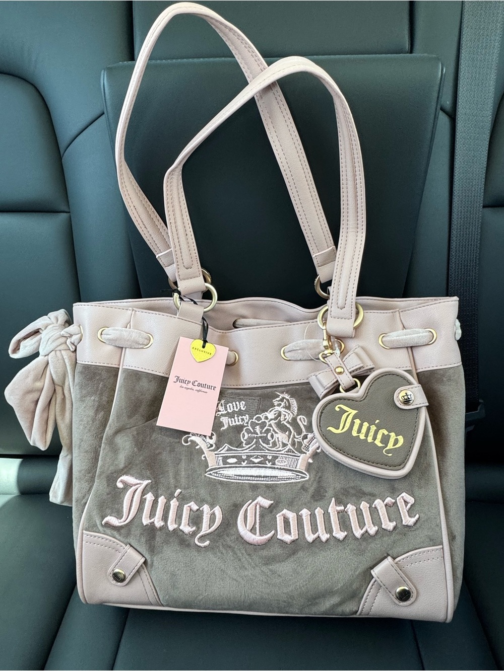 Juicy Couture Juicy Couture Crown Daydreamer Iced Coffee Brown Tote bag NWT